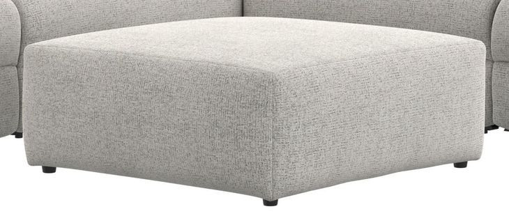 Terrence Oyster Castered Cocktail Square Ottoman
