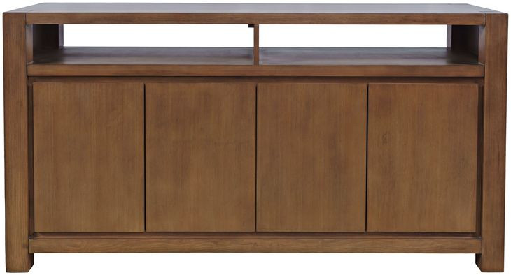 Brownstone Suede 60" Media Console