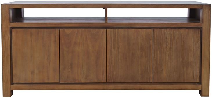 Brownstone Suede 70" Media Console