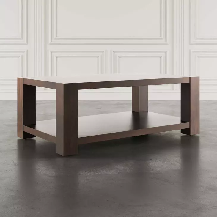 Brownstone Chocolate Brown Rectangular Occasional Tabe Set