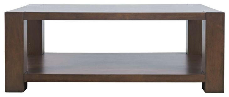 Brownstone Chocolate Brown Rectangular Coffee Table