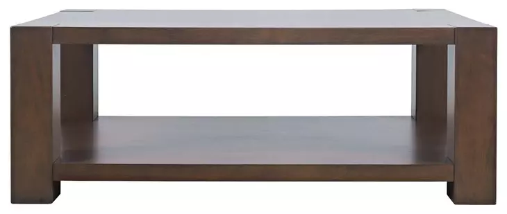 Brownstone Chocolate Brown Rectangular Coffee Table