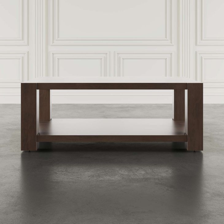 Brownstone Chocolate Brown Rectangular Coffee Table