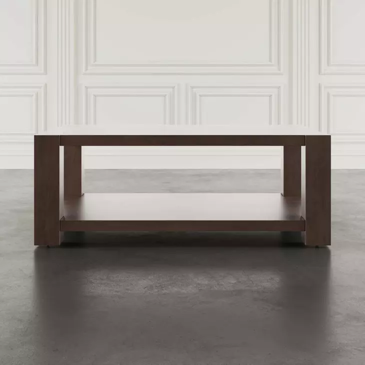 Brownstone Chocolate Brown Rectangular Coffee Table