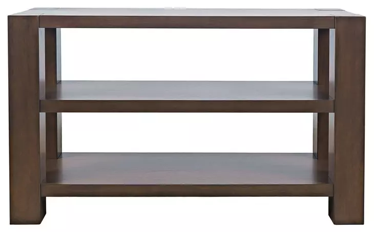 Brownstone Chocolate Brown Rectangular Console Table
