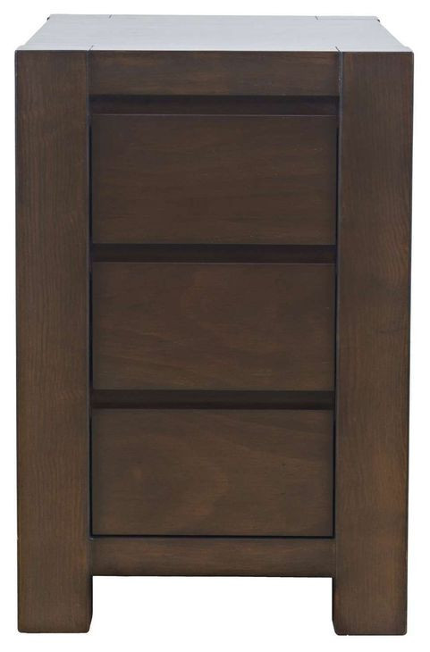 Brownstone Chocolate Brown Rectangular Chairside End Table