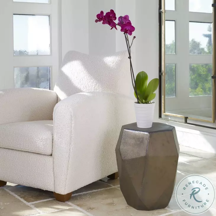 Liorael Aged Gold Bronze Garden Stool