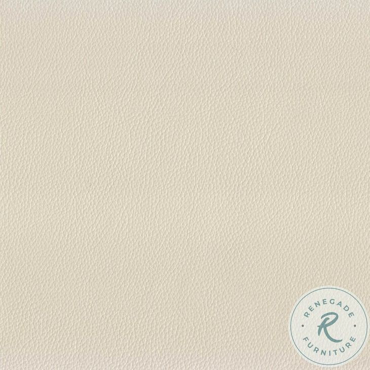 Isla Vanilla Top Grain Leather Loveseat
