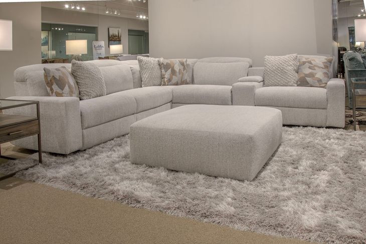 Terrence Oyster 7 Piece Sectional with USB Charging