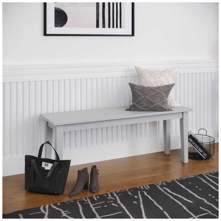 Simplicity Dove Grey Bench