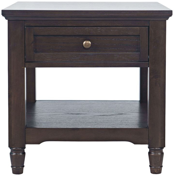 Brentwood Arbor Oak Square End Table