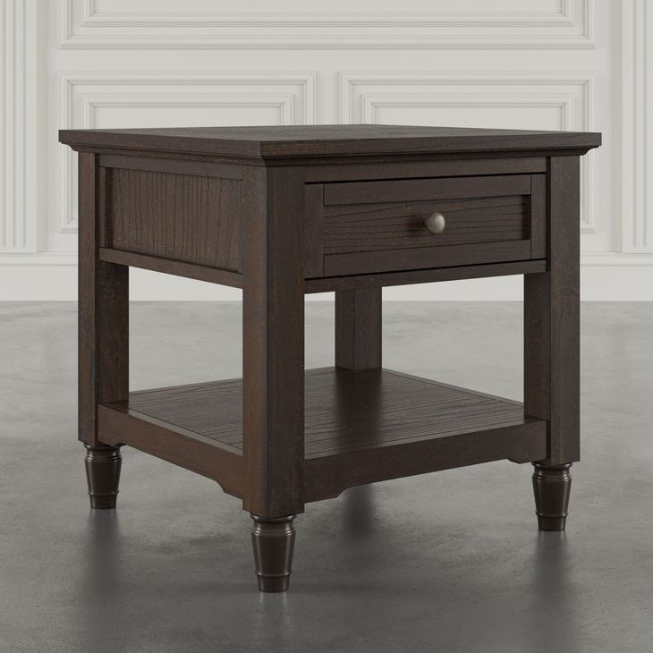 Brentwood Arbor Oak Square End Table