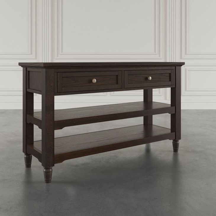 Brentwood Arbor Oak 50" Sofa Console Table