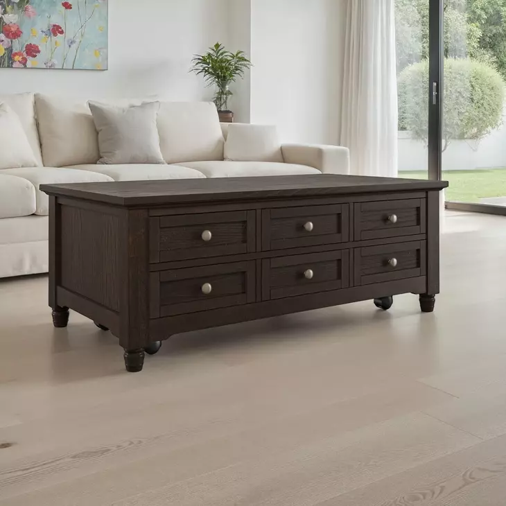 Brentwood Arbor Oak Rectangular Cocktail Table