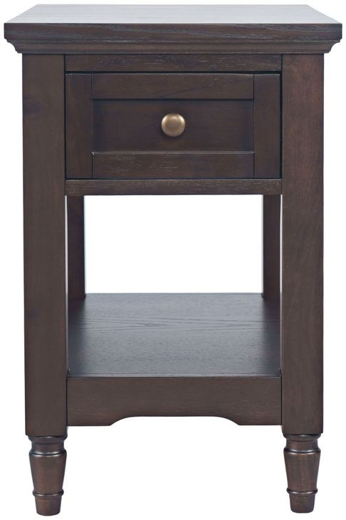 Brentwood Arbor Oak Rectangular Chairside End Table