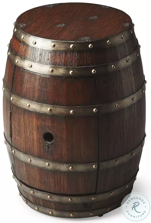 Calumet Mountain Lodge Barrel Table