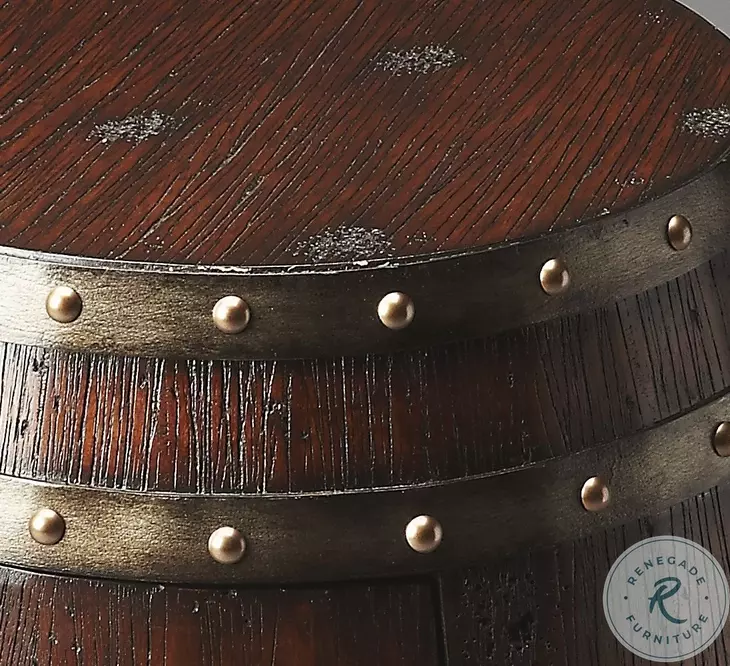 Calumet Mountain Lodge Barrel Table