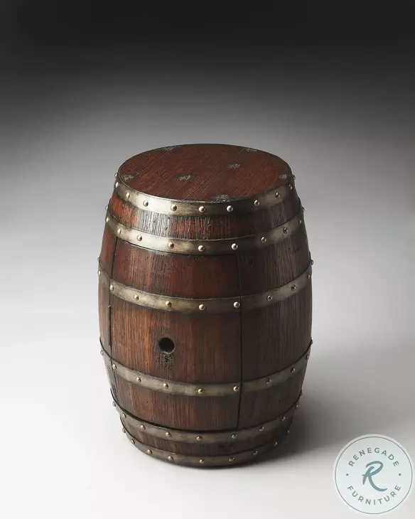 Calumet Mountain Lodge Barrel Table