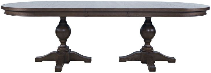 Brentwood Arbor Oak Extendable Oval Dining Table