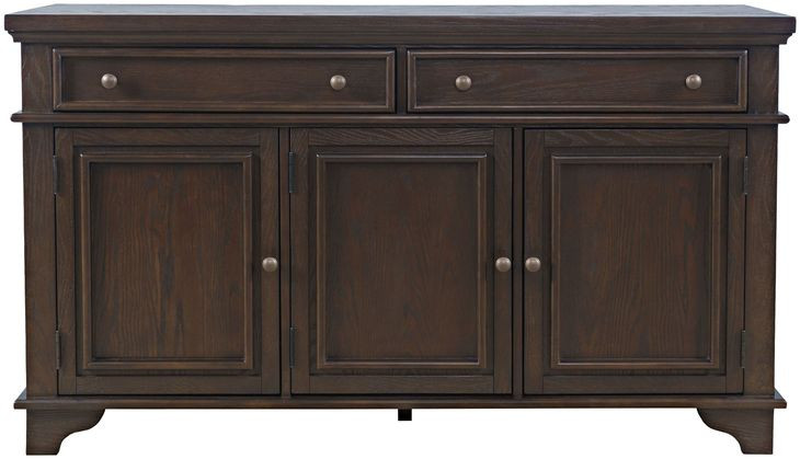 Brentwood Arbor Oak 3 Door Sideboard Cabinet