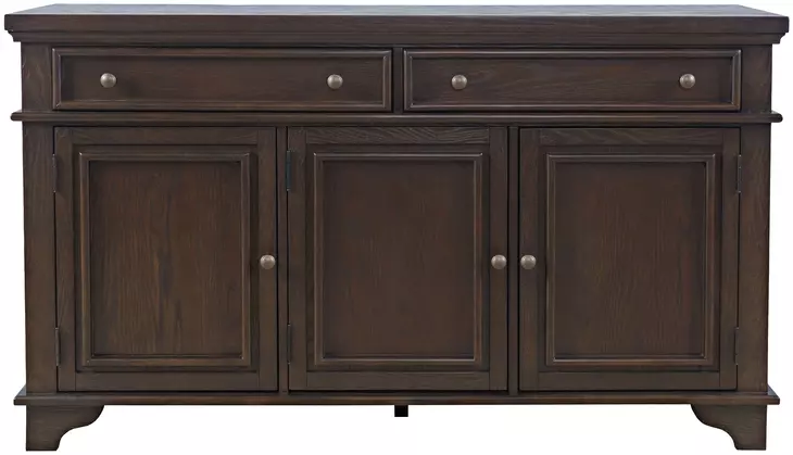 Brentwood Arbor Oak 3 Door Sideboard Cabinet
