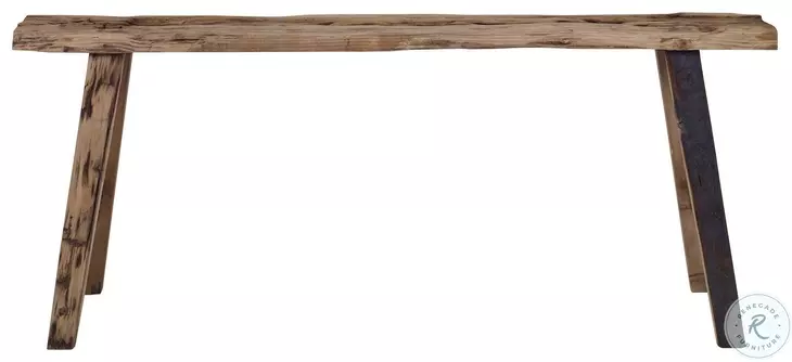 Rockwell Pine Wood Bench