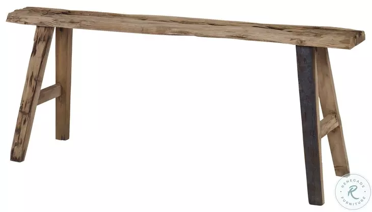 Rockwell Pine Wood Bench