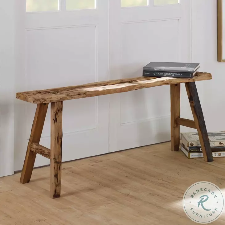 Rockwell Pine Wood Bench