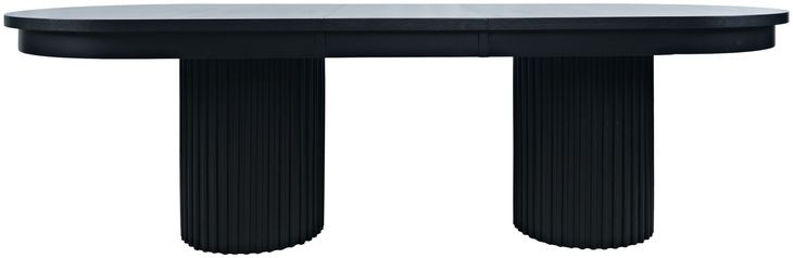 Auden Black Extendable Oval Dining Table