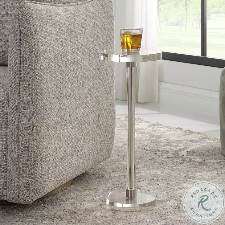 Pria Crystal Drink Table