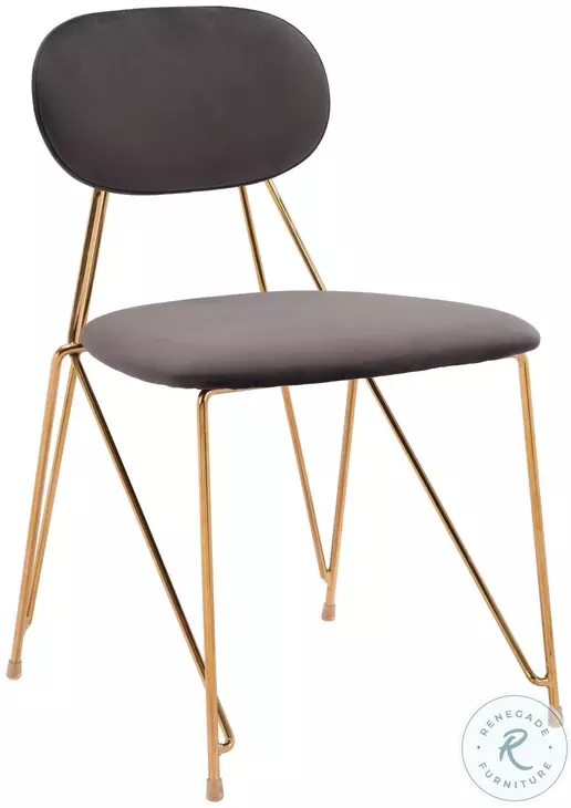 Georges Gray Dining Chair Set of 2