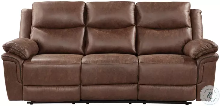 Ryland Brown Dual Reclining 88" Sofa