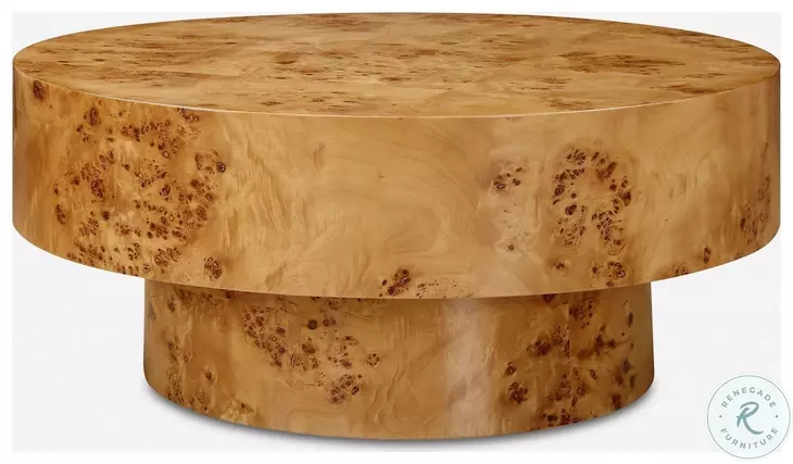Tangle Honey Tone Round Coffee Table