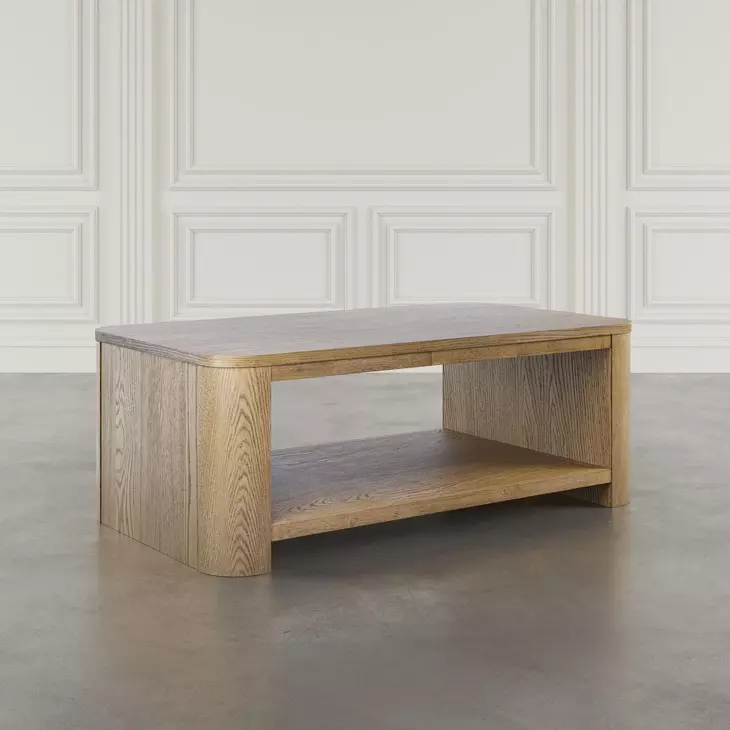 Janzen Cascade Oak Rectangular Cocktail Table