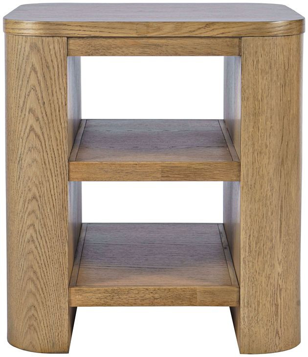 Janzen Cascade Oak Square End Table