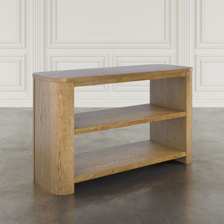 Janzen Cascade Oak 50" Sofa Console Table