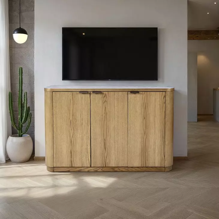 Janzen Cascade Oak 50" Media Console