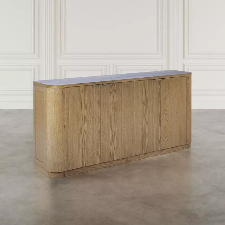 Janzen Cascade Oak 68" Media Console