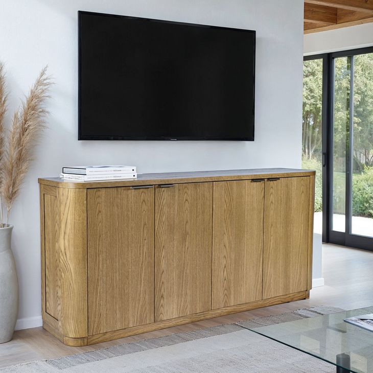 Janzen Cascade Oak 68" Media Console