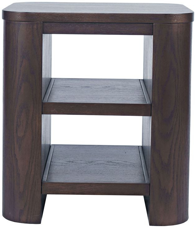 Janzen Espresso Square End Table
