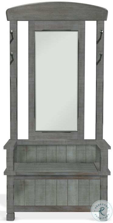 Railspur Haven Blue 78" Hall Tree with 4 Hook