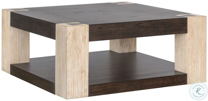 Harmony Carbon Mindi And Blonde Acacia Cocktail Table