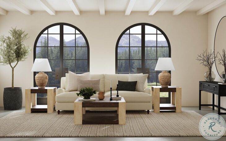 Harmony Carbon Mindi And Blonde Acacia Cocktail Table