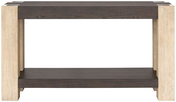 Harmony Carbon and Blonde Rectangular Console Table
