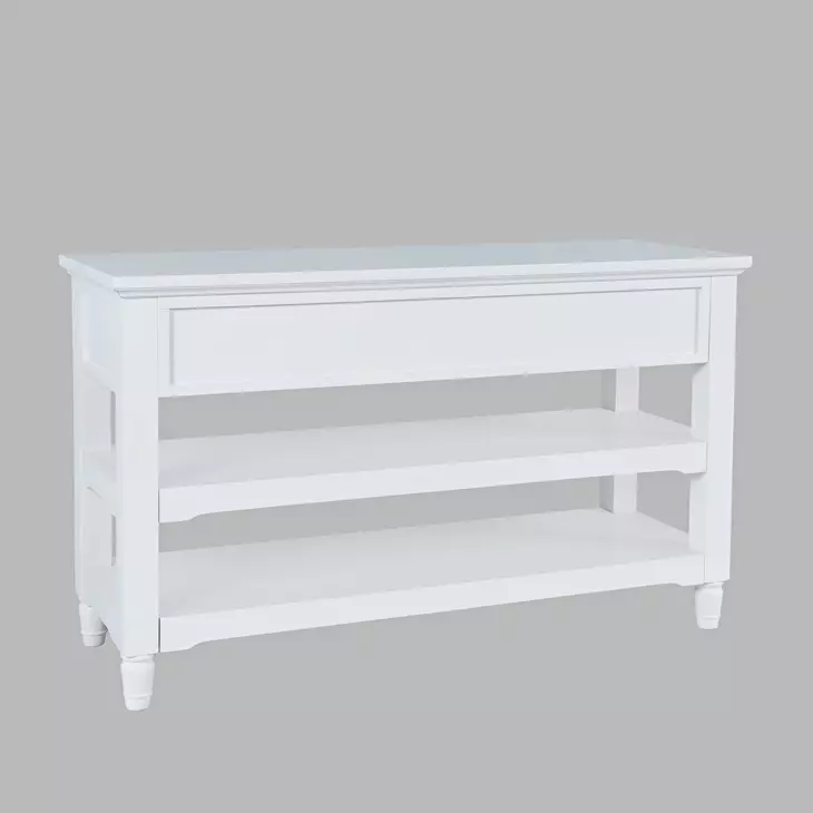 Westport White Rectangular Occasional Table Set