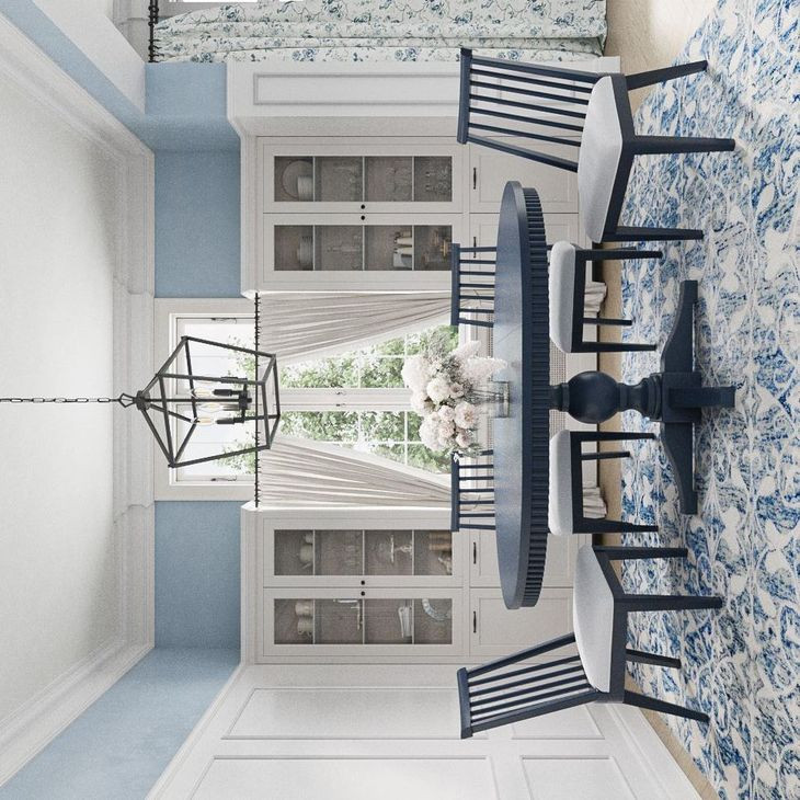 Westport Gray Upholstered Slat Back Dining Chair Set of 2