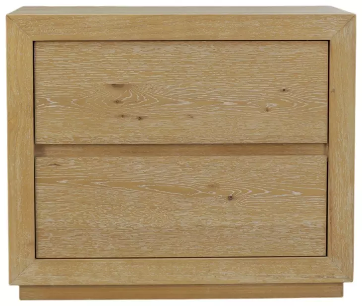 Harper Light Oak 2 Drawers Nightstand From Alpine Furniture