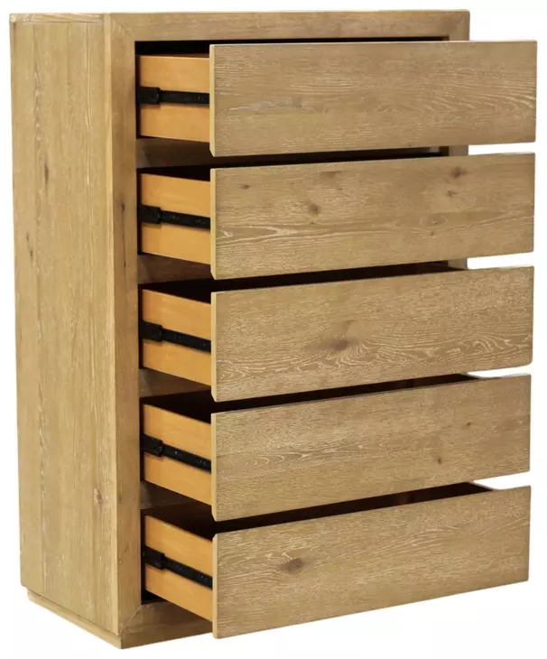 Harper Light Oak Platform Bedroom Set