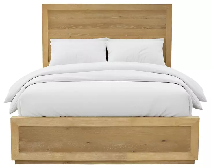 Harper Light Oak King Platform Bed
