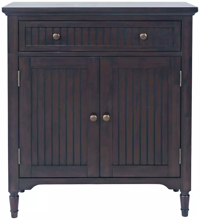 Bridgton Brown 2 Door Accent Cabinet with 1 Drawer